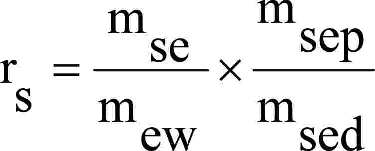 rs = mse mew × msep msed