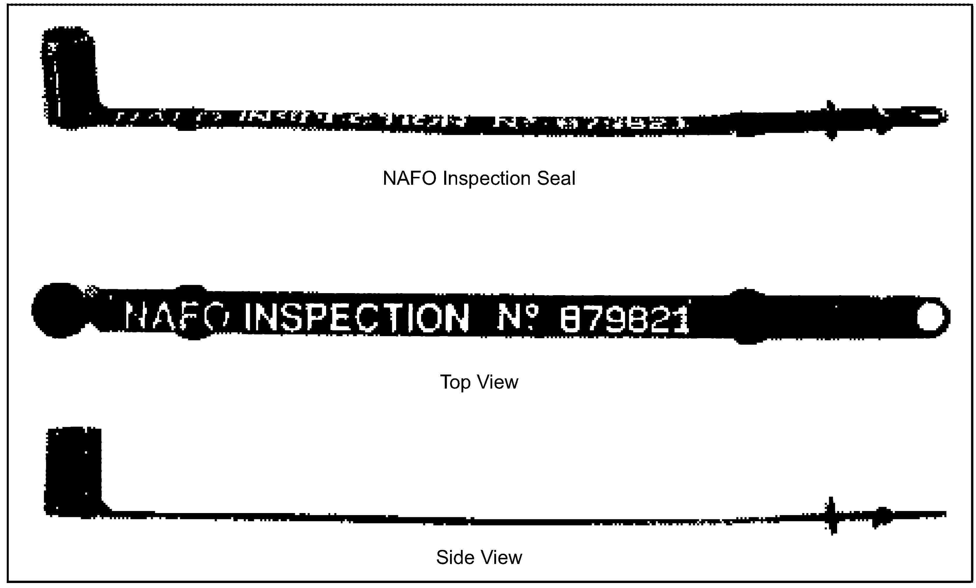 NAFO Inspection SealTop ViewSide View