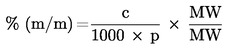 Formula