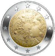 2 euro Cipro 2023 60. anniversario della fondazione della Banca centrale di  Cipro stl.