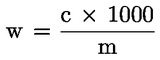 Formula