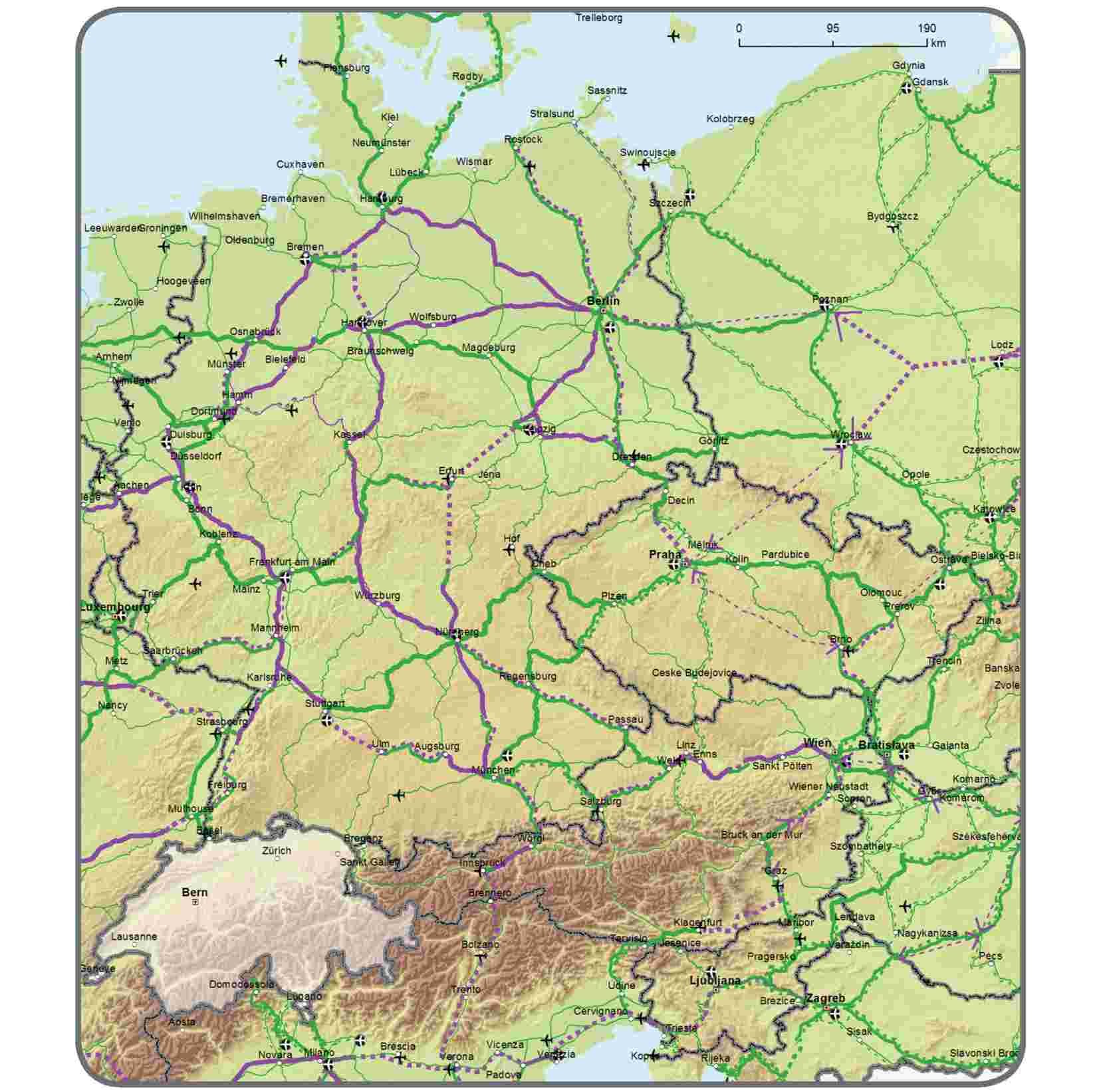 Station de recharge pour véhicules électriques KS P32/1